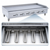 Thumbnail image #4 for Hurakan by Equip.me 60-Inch Gas Countertop Griddle with Manual Controls
