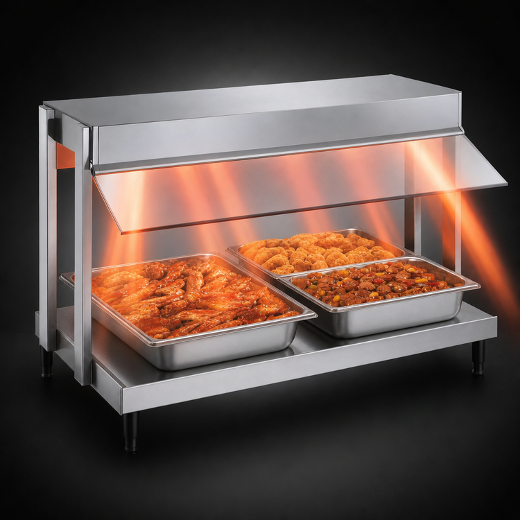 Product image #4 for Hatco Glo-Ray® 43.25-Inch Wide 4-Light Countertop Hors D'Oeuvre Warmer