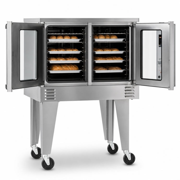 Product image #4 for Southbend Platinum Single Deck Bakery-Depth Gas Convection Oven with Touch Controls and Dependent Doors