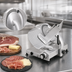 Thumbnail image #4 for Omas Trento 13-Inch Gear-Driven Manual Gravity Feed Meat Slicer, 1/3 HP, 110V