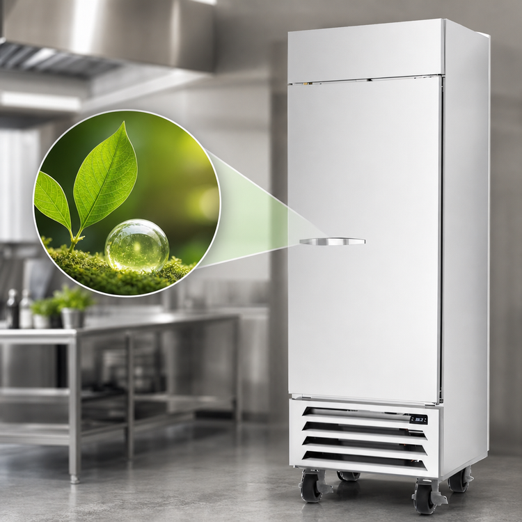 Product image #5 for Beverage-Air Horizon Series One-Section Bottom Mount Reach-In Refrigerator, Solid Door, 19.08 Cu. Ft.