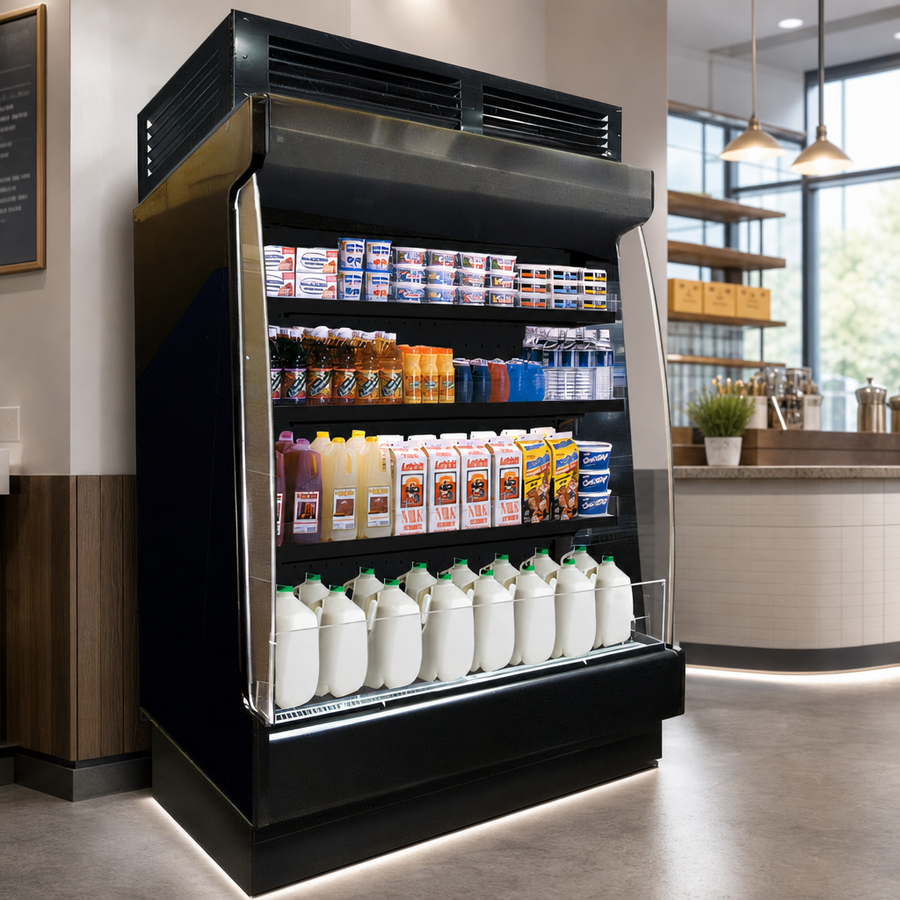 Low-Base Open Merchandiser Design