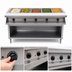 Thumbnail image #4 for Spec-Master SHT5CB-208 5-Well Electric Sealed Hot Food Table, 79