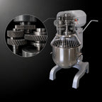 Thumbnail image #4 for DoughXpress BakeryXpress DXP-PM020 20 Qt Heavy-Duty Countertop Planetary Mixer, Gear-Driven, 3-Speed, 1/2 HP