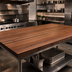 Thumbnail image #4 for John Boos Boos Block 84-Inch x 36-Inch x 2-1/4-Inch American Black Walnut Edge-Grain Countertop with Varnique Finish