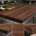 Thumbnail image #4 for John Boos Boos Block American Black Walnut Full-Length Edge Grain Kitchen Countertop, 36 x 30 x 3 Inches