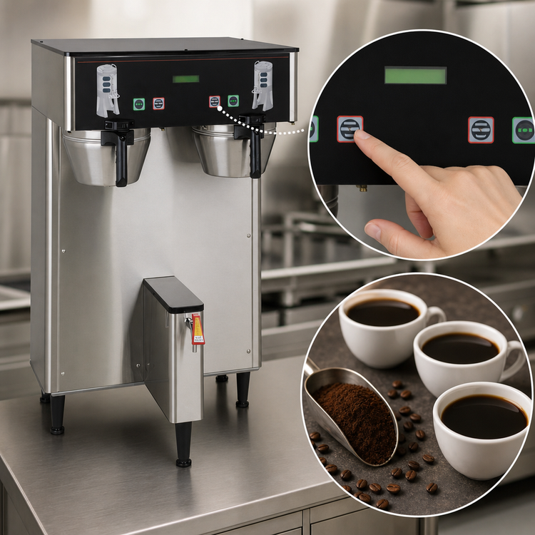 Product image #4 for BUNN BrewWISE Dual ThermoFresh Automatic Fill Coffee Brewer, 18.9 Gallons Per Hour, 120/240V