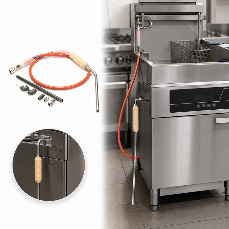 Product image #4 for Complete Filter Rinse Hose and Attachment for PFG-600 Gas Pressure Fryers