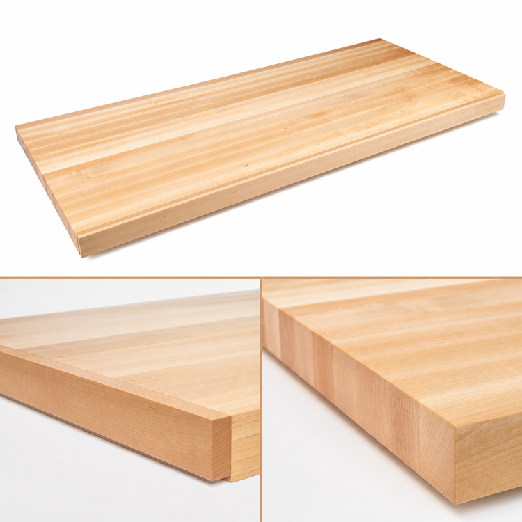 Product image #4 for Boos Block 120-Inch x 25-Inch Edge Grain Maple Kitchen Countertop, 1-1/2-Inch Thick, Oil Finish