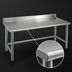 Thumbnail image #4 for Deluxe Series Stainless Steel Work Table with 4-1/2 Inch Backsplash, 84 x 30 Inches