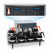 Thumbnail image #4 for BUNN AXIOM 0/6 Twin Automatic Fill Commercial Drip Coffee Brewer with 6 Lower Warmers, 15 Gallons Per Hour