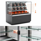Thumbnail image #4 for Structural Concepts Reveal® NR3647HSSV Heated Self-Service Countertop Hot Food Display Case, 35-3/4-Inch Wide, Convection, 2-Shelf, LED