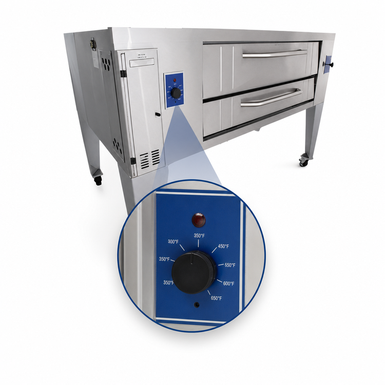 Product image #4 for Bakers Pride Super Deck Series Gas Pizza Deck Oven, Single Deck, 66 x 44-Inch FibraMent Hearth