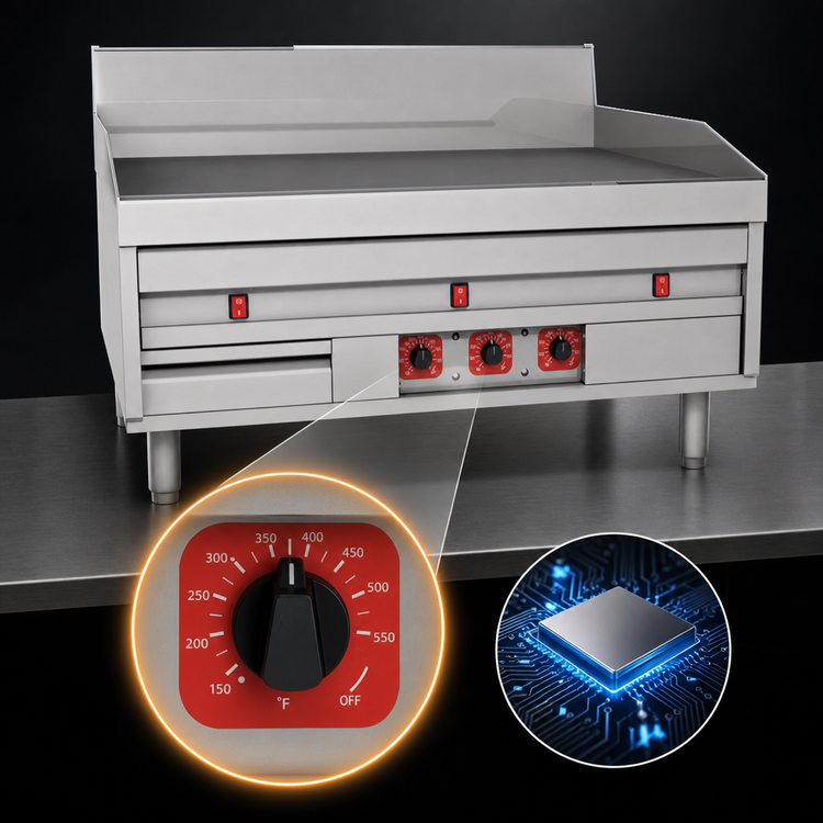 Product image #4 for Magikitch'n MKE-36-ST 36-Inch Electric Countertop Griddle with 35-3/4 x 24-Inch Cooking Surface