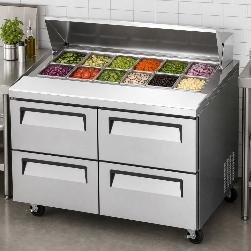 12-Pan Stainless Steel Top