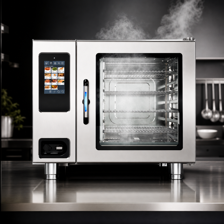 Product image #4 for Alto-Shaam Prodigi Pro Gas Boilerless Countertop Combi Oven/Steamer, Wi-Fi Controls, 7 Sheet Pan / 16 Hotel Pan Capacity