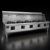 Thumbnail image #4 for York Gas Wok Range with 5 Chambers, Water-Cooled Top and Chinese Swing Faucets