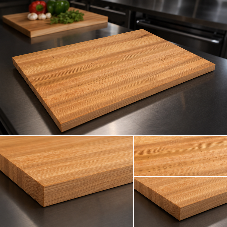 Product image #4 for John Boos Appalachian Red Oak Edge Grain Kitchen Countertop, 42 x 25 x 1-1/2 Inch, Penetrating Oil Finish