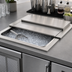 Thumbnail image #4 for Drop-In Ice Bin with 2-Piece Sliding Cover, 38 Inch Wide, 80 lb Capacity