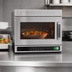 Thumbnail image #4 for Amana Commercial HDC21Y2 Heavy Volume Countertop Microwave Oven, 2100 Watt, Lower Controls, 0.6 Cu. Ft.