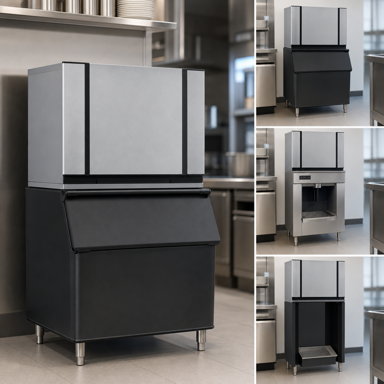 Product image #5 for Ice-O-Matic Elevation Series Half-Size Cube Modular Ice Maker, Water-Cooled, 30-Inch Wide