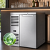 Thumbnail image #4 for True 32-Inch Single-Section Stainless Steel Refrigerated Back Bar Cooler with Solid Locking Door