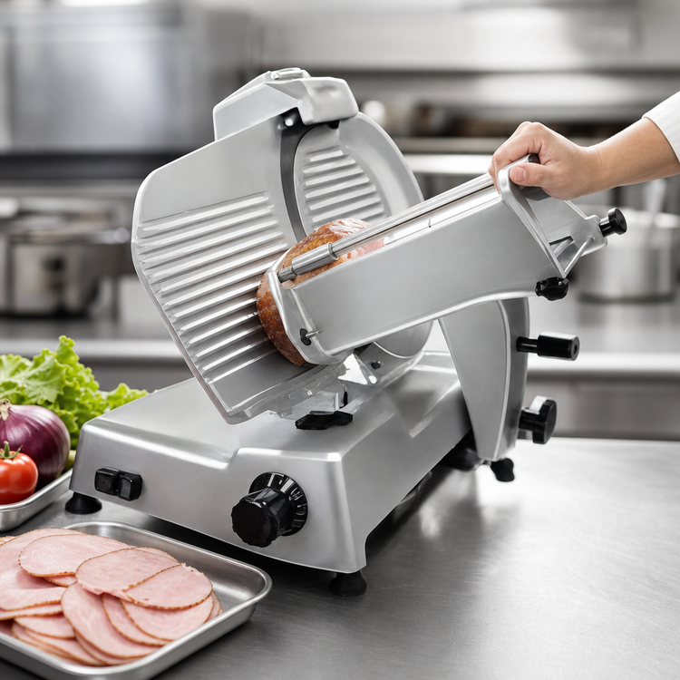 Product image #4 for Univex Value Series 12-Inch Manual Gravity Feed Commercial Slicer with Built-In Sharpener