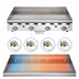 Thumbnail image #4 for Vulcan Heavy Duty Countertop Gas Griddle with 72 x 24-Inch Smooth Steel Cooking Surface