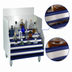 Thumbnail image #4 for Advance Tabco Prestige 30-Inch Freestanding Stainless Steel 5-Step Liquor Bottle Display Unit