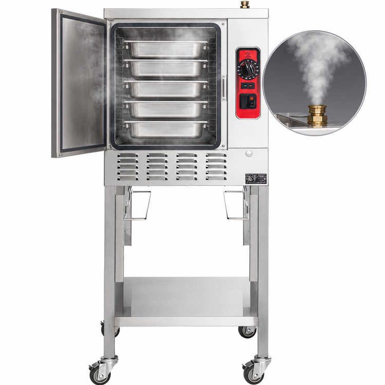 Product image #4 for Vulcan C24EA5-LWE Single-Compartment Electric Countertop Convection Steamer, 5-Pan Capacity, 24-Inch Wide