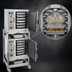 Thumbnail image #4 for AccuTemp Steam'N'Hold 2-Cavity Connectionless Electric Vacuum Steamer with Stand and Casters, 12 Full-Size Pan Capacity