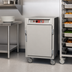 Thumbnail image #4 for Metro C5 6 Series Mobile Half-Height Pass-Thru Heated Holding Cabinet with Solid Doors and Universal Wire Slides