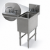 Thumbnail image #4 for Advance Tabco Prestige Supreme Freestanding Underbar Hand Sink with Deck-Mount Faucet