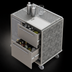 Thumbnail image #4 for Perlick Signature Series Mobile Bar Refrigerated Cabinet with 2 Drawers, Drainboard Top, 7.4 Cu. Ft.