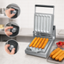 Thumbnail image #4 for Hatco Single Countertop Round Belgian Waffle Maker with Programmable Presets