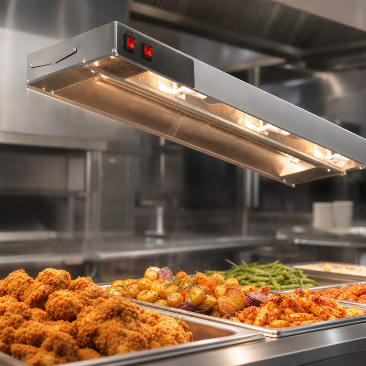 Product image #4 for Eagle RedHots 132-Inch Single Lighted Rod-Type Strip Heat Lamp with Remote, Standard Wattage, 240V