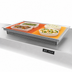Thumbnail image #4 for Vollrath 32-Inch Stainless Steel Recessed Drop-In Heated Shelf with Dual Warming Zones