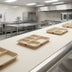 Thumbnail image #3 for Dinex DXIESFB16 16-Foot Fabric Belt Tray Make-Up Conveyor