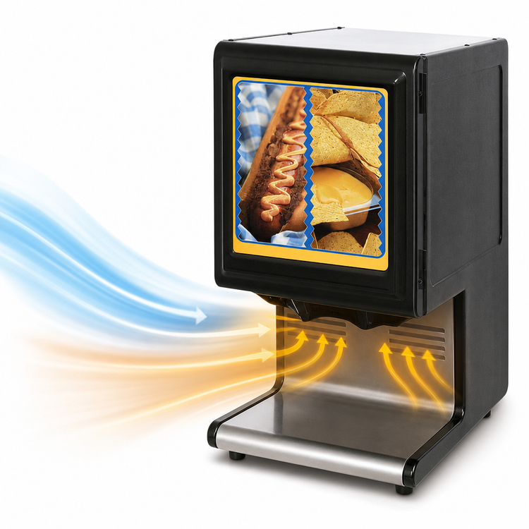 Product image #4 for Star HPDE2H Countertop Dual-Product Nacho Cheese Hot Food Dispenser