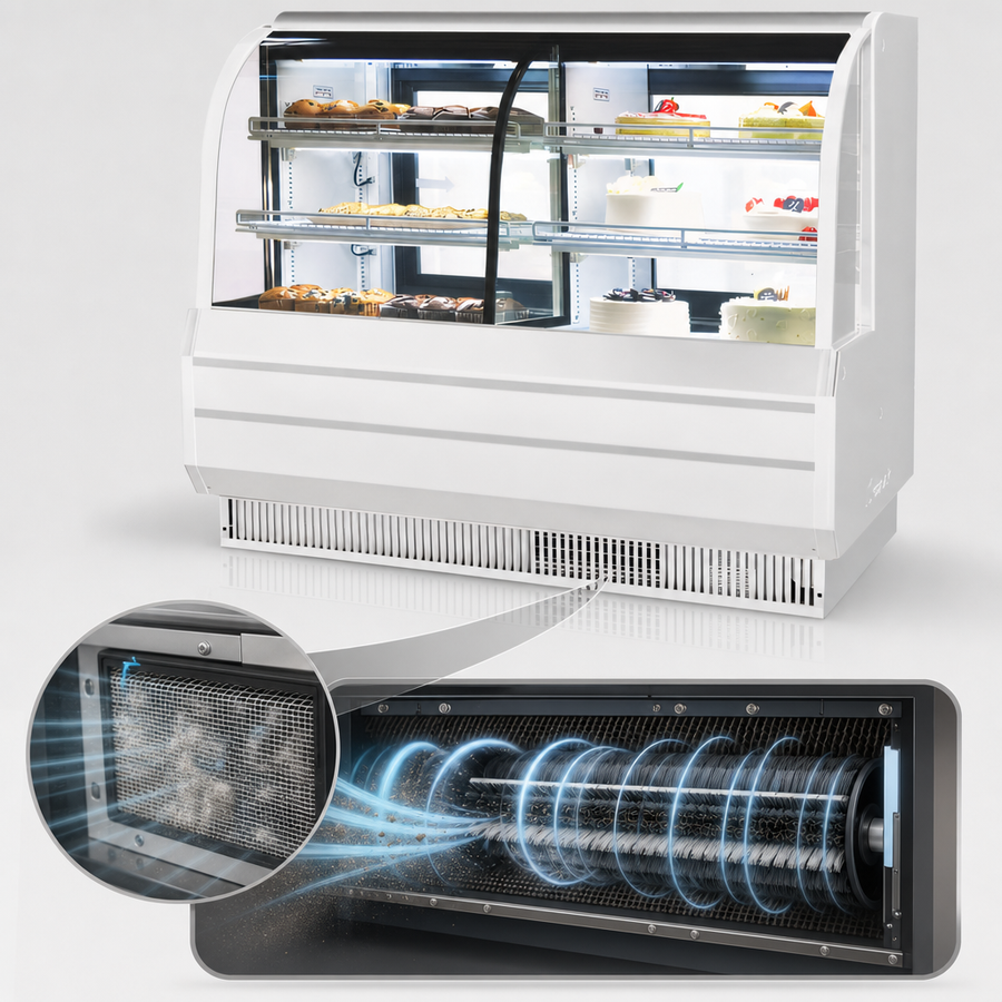 Self-Cleaning Condenser
