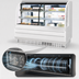Thumbnail image #5 for Turbo Air 60-1/2 Inch Curved Glass Self-Contained Combination Bakery Display Case with Refrigerated and Dry Sections