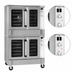 Thumbnail image #4 for Southbend Platinum Full-Size Double Deck Gas Convection Oven, Standard Depth, Solid State Controls, Dependent Glass Doors, 50,000 BTU Per Deck
