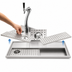 Thumbnail image #4 for Micro Matic USA Platform Drip Tray with Glass Rinser, Surface Mount, 59 x 20 Inches, for 12-14 Faucets