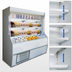 Thumbnail image #4 for Howard-McCray 32E Series 50-Inch Wide Dairy Open Merchandiser, Open Front, Self-Contained Vertical Case with LED Lighting and Stainless Steel Construction