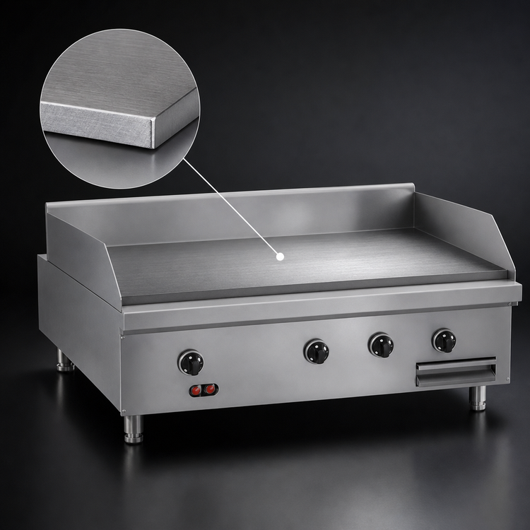 Product image #4 for Southbend 72-Inch Countertop Gas Griddle with 24-Inch Deep Cooking Surface