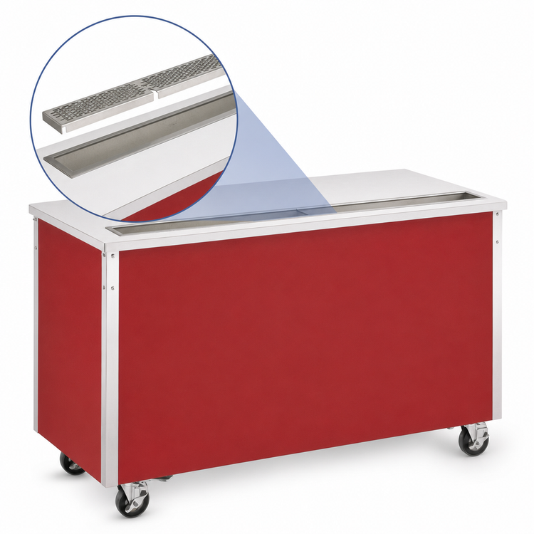 Product image #4 for Vollrath 4-Series Signature Server® 60-Inch Beverage Serving Counter, 30-Inch High, Enclosed Base