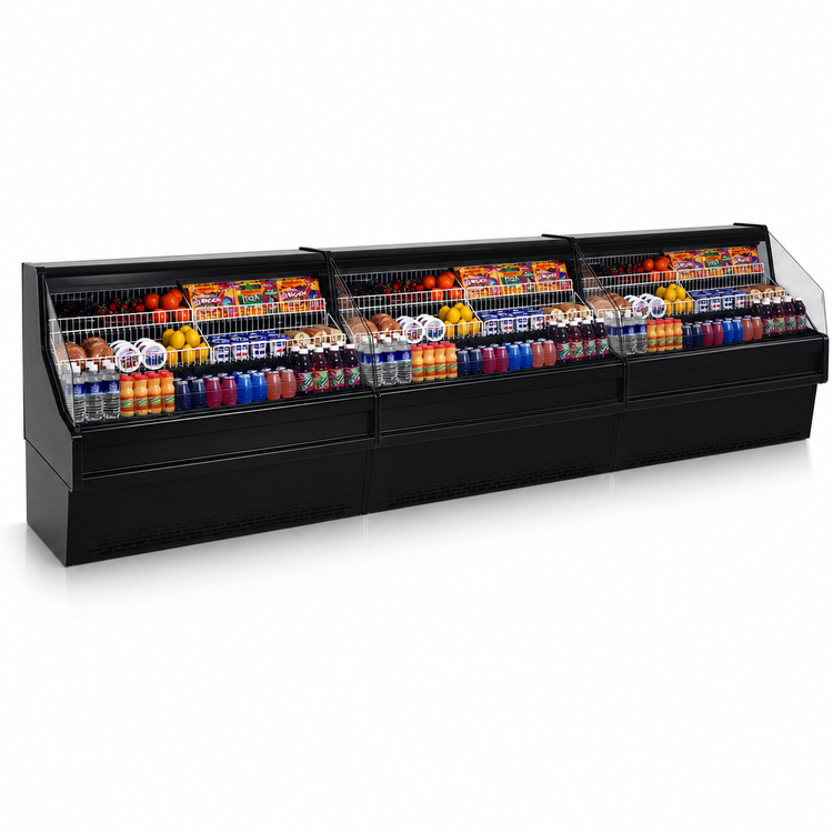 Product image #4 for Howard-McCray Ovation Series 39-Inch Self-Contained Open Merchandiser, 44-Inch High, Black