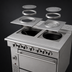 Thumbnail image #4 for Garland Cuisine Series 36-Inch Natural Gas Heavy-Duty Range with 2 Front-Fired Hot Tops and Standard Oven