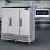 Thumbnail image #4 for Turbo Air Super Deluxe Three-Section Reach-In Freezer, 63.8 Cu. Ft., Solid Doors, Bottom Mount, 115V
