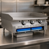 Thumbnail image #4 for RedHots Chef's Line Extra-Deep Countertop Gas Griddle, 48 Inch, Natural Gas, Manual Controls